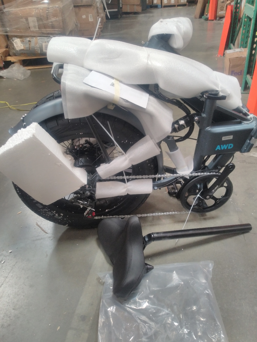 Used electric bike-Gray 20Ah
