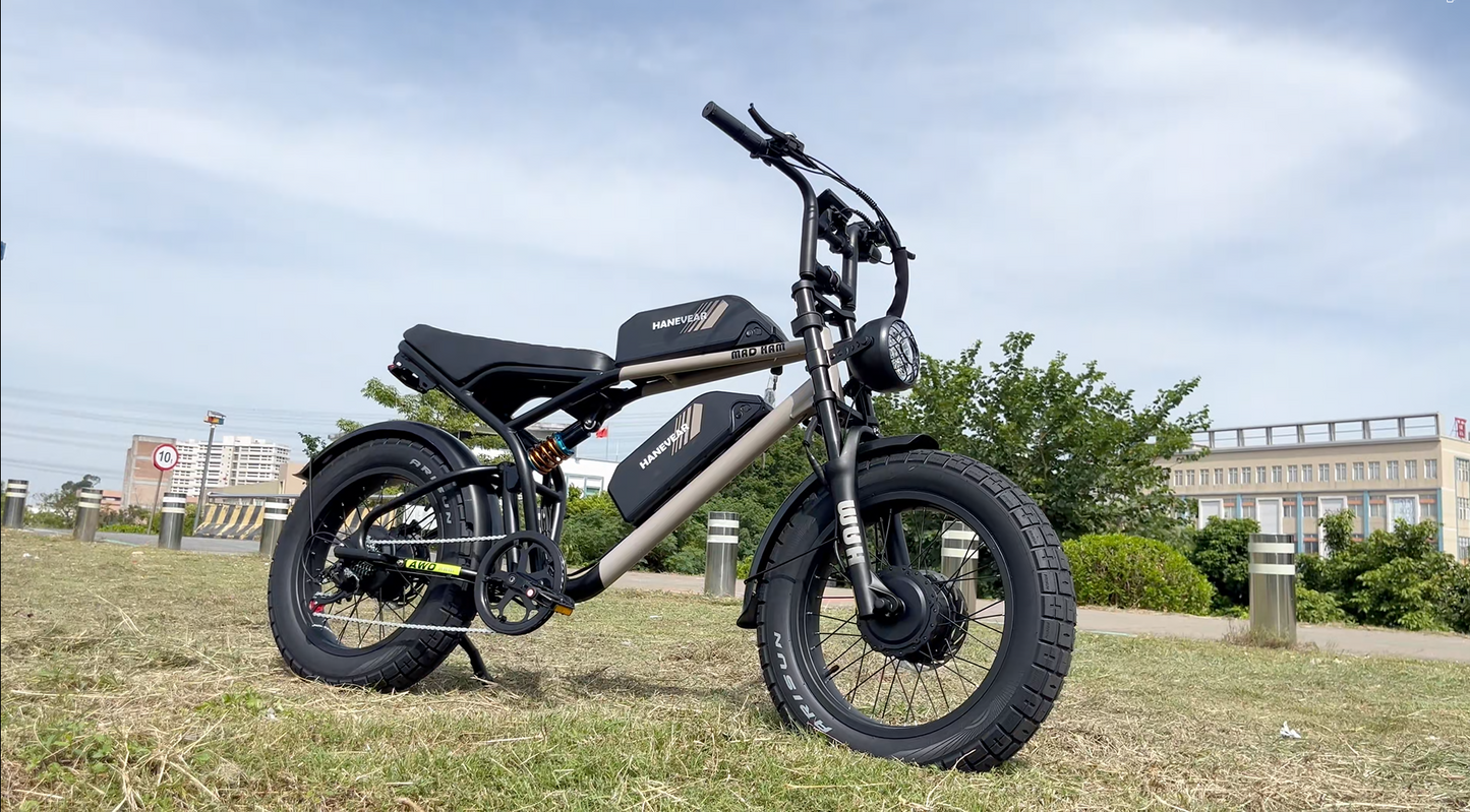 Dual Motor | Dual Battery E-Bike for Adults - Ham